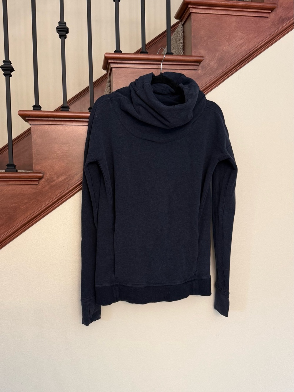 lululemon athletica Navy Cowl Neck Pullover Hoodie